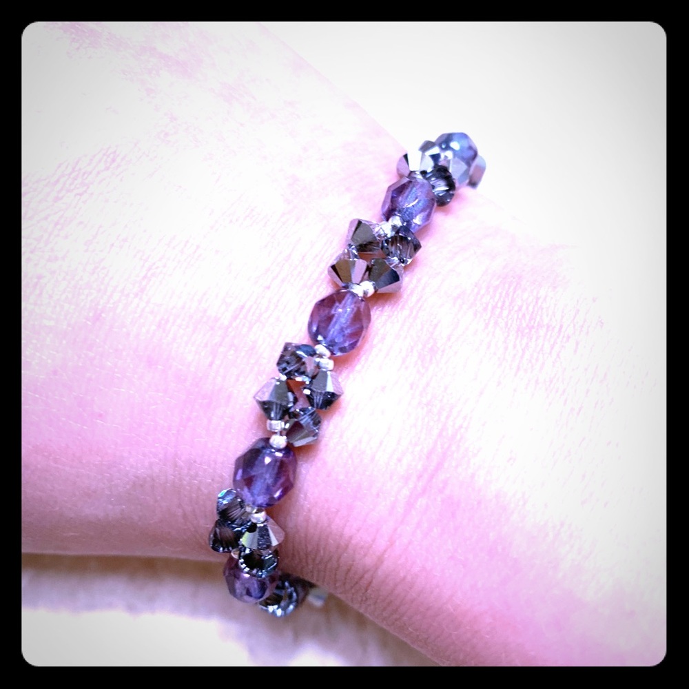 Handmade 925 silver Swarovski bracelet